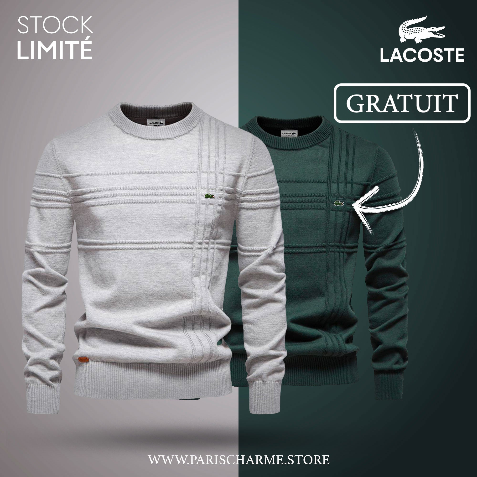 Maglione Uomo Testurizzato LC™ 1+1 (SALDI DI FINE SERIE)