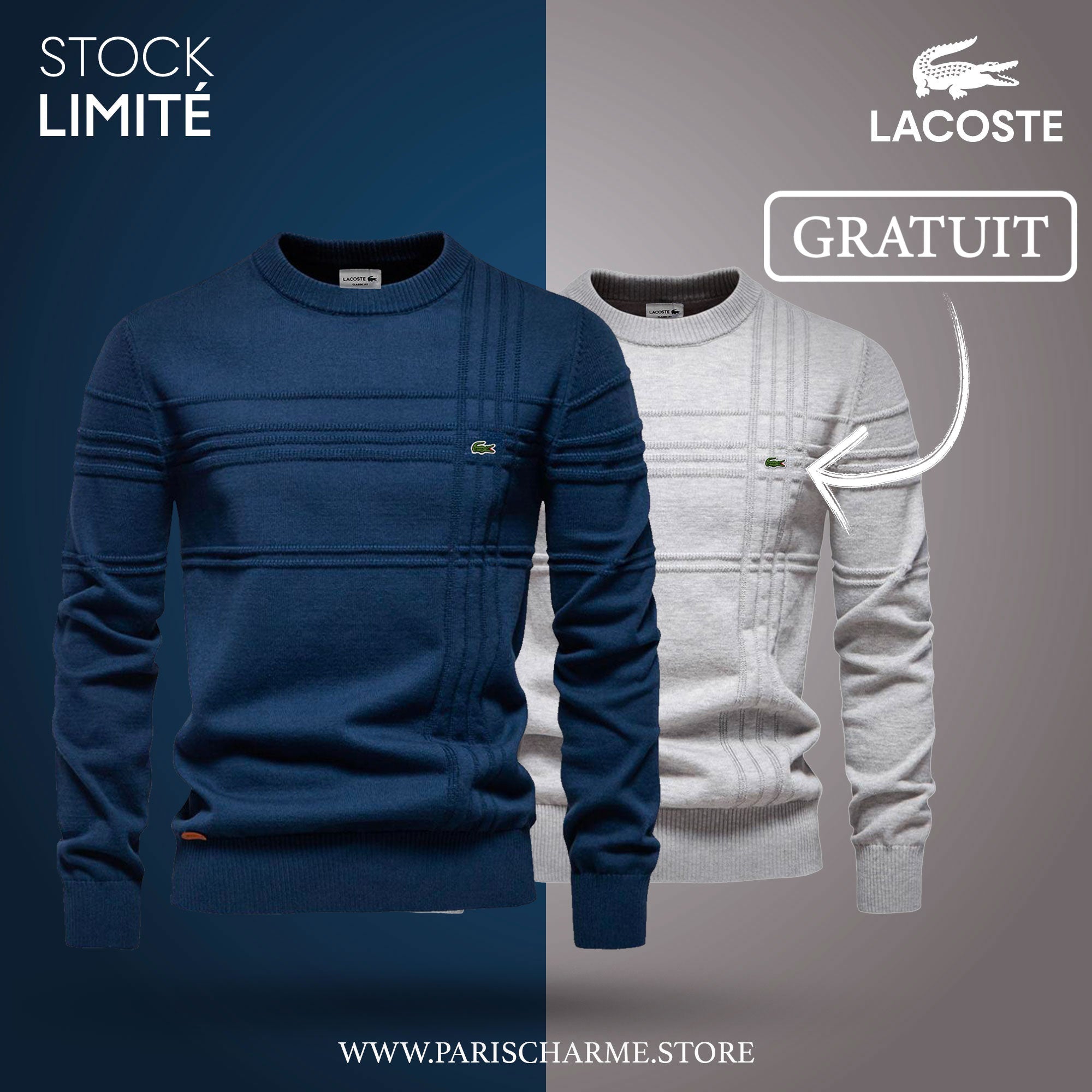 Maglione Uomo Testurizzato LC™ 1+1 (SALDI DI FINE SERIE)